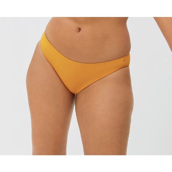 Everlane Other - Everlane Womens Bikini Bottom Medium Marigold Yellow Moderate Coverage NWT